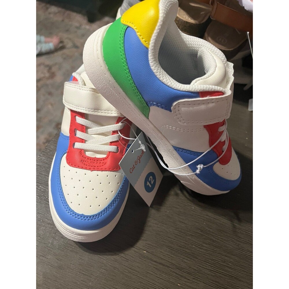 Boys color block sneakers size 12